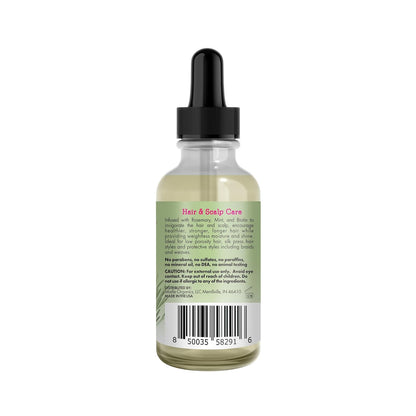 Mielle Organics Rosemary Mint Light Hair Oil – Elevated Hair Treatment for the Refined Self-Care Ritual