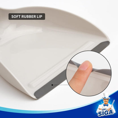 MR.SIGA Mini Dustpan and Brush Set, Eco-Friendly Birthday Gift for Mom, Wife, or the Friend Who Loves Clean Spaces