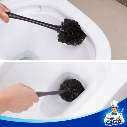 MR.SIGA Plunger and Toilet Brush Combo – Coordinated Neutral Finishes for a Polished Powder Room