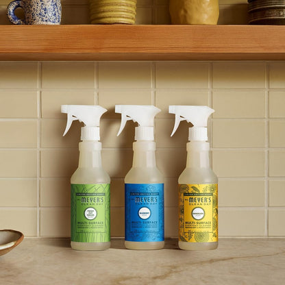 MRS. MEYER'S CLEAN DAY Blueberry Everyday Cleaner – Plant-Based Wipe-Down Spray for a Calmer Cleaning Ritual