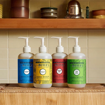 Mrs. Meyer's Clean Day Blueberry Hand Soap — Plant-Based Formula for Frequent Handwashing Around Young Children