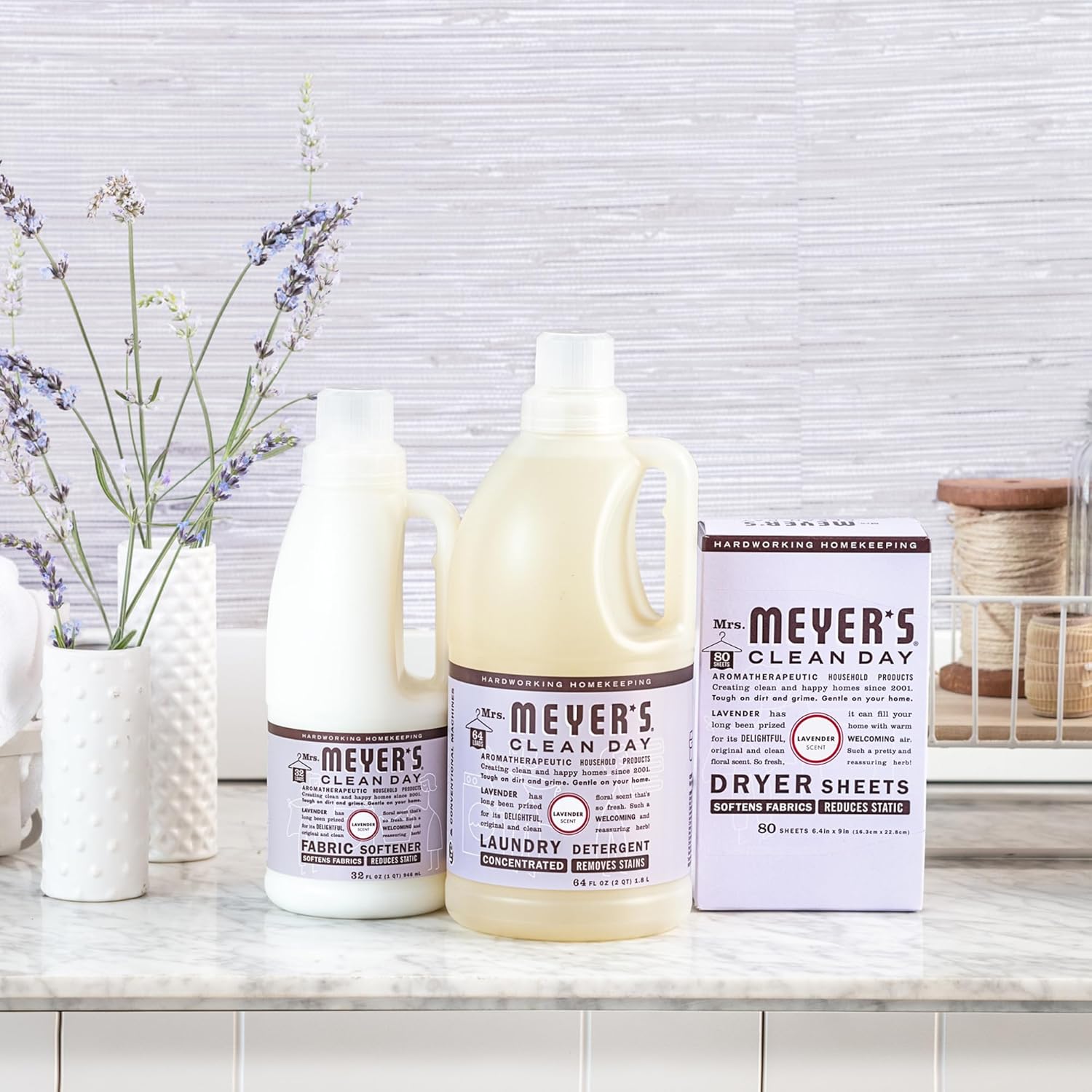 Mrs. Meyer's Clean Day Cruelty-Free Dryer Sheets – Perfect Housewarming Gift for Her