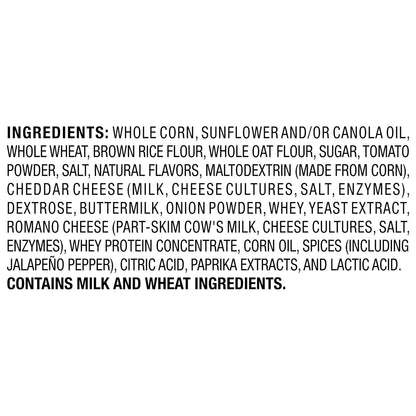 multigrain chip base with hearty crunch