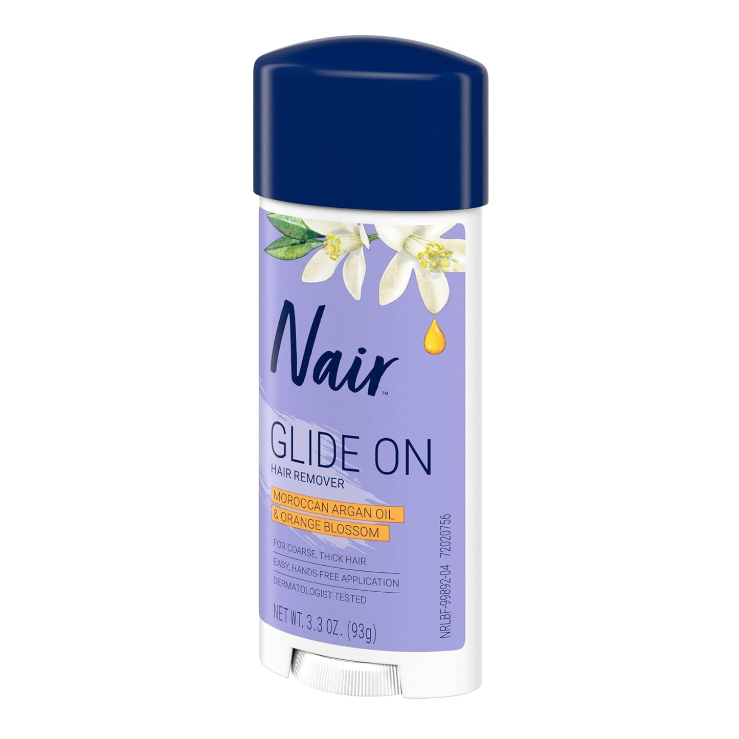 Nair Glide On Depilatory Cream – Minimalist Bathroom Grooming, Neutral-Toned Travel Stick for Uncluttered Routines