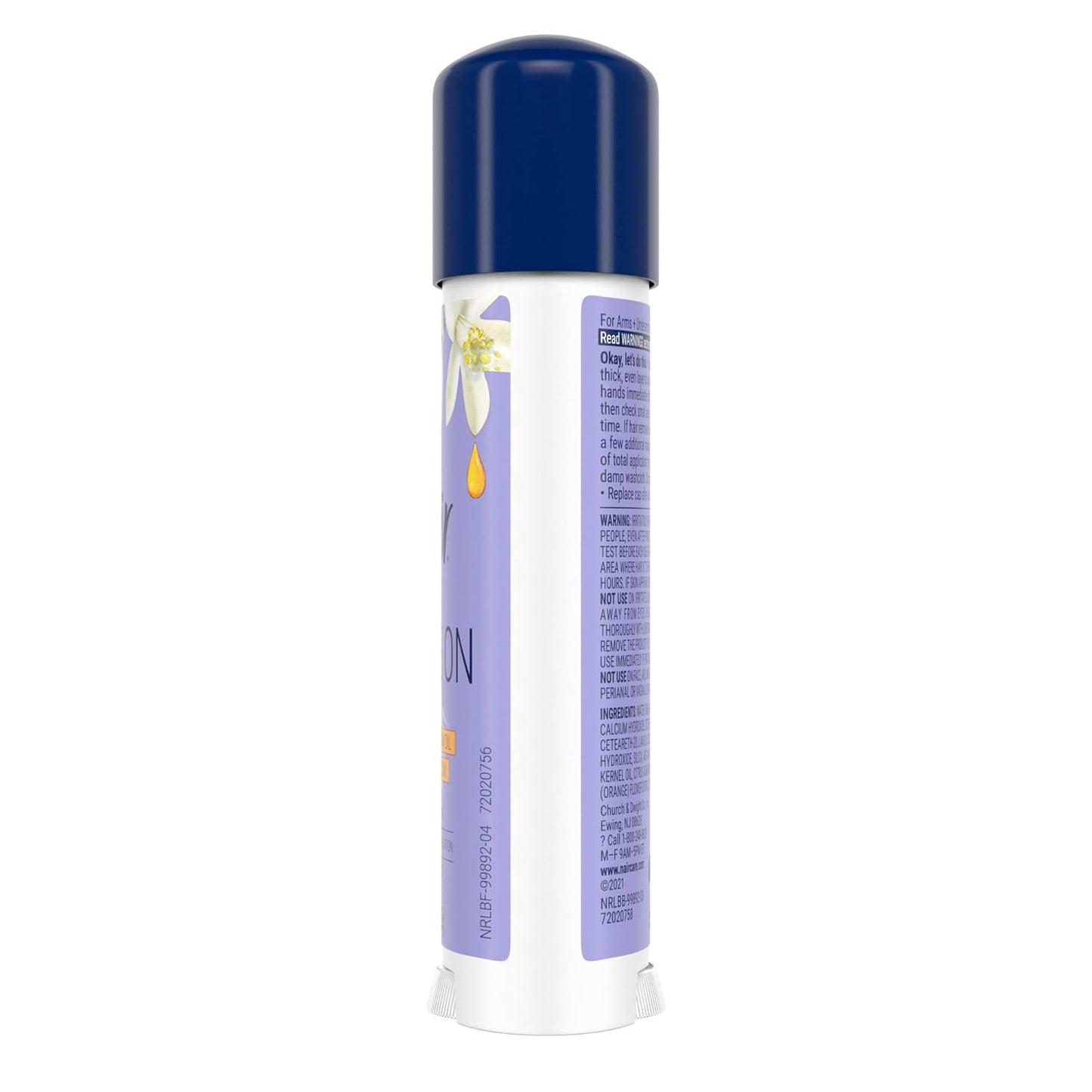 Nair Glide On Depilatory Cream – Minimalist Bathroom Grooming, Neutral-Toned Travel Stick for Uncluttered Routines