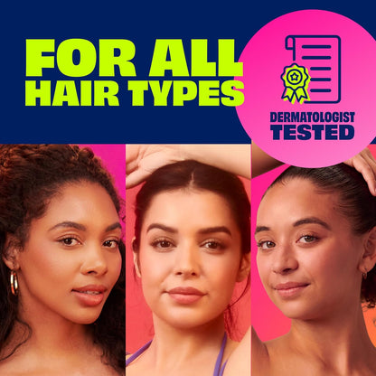 Nair Prep & Smooth Face Exfoliating Depilatory Cream for Women – Fast Multi-Step Facial Hair Removal for Small Apartment Vanity