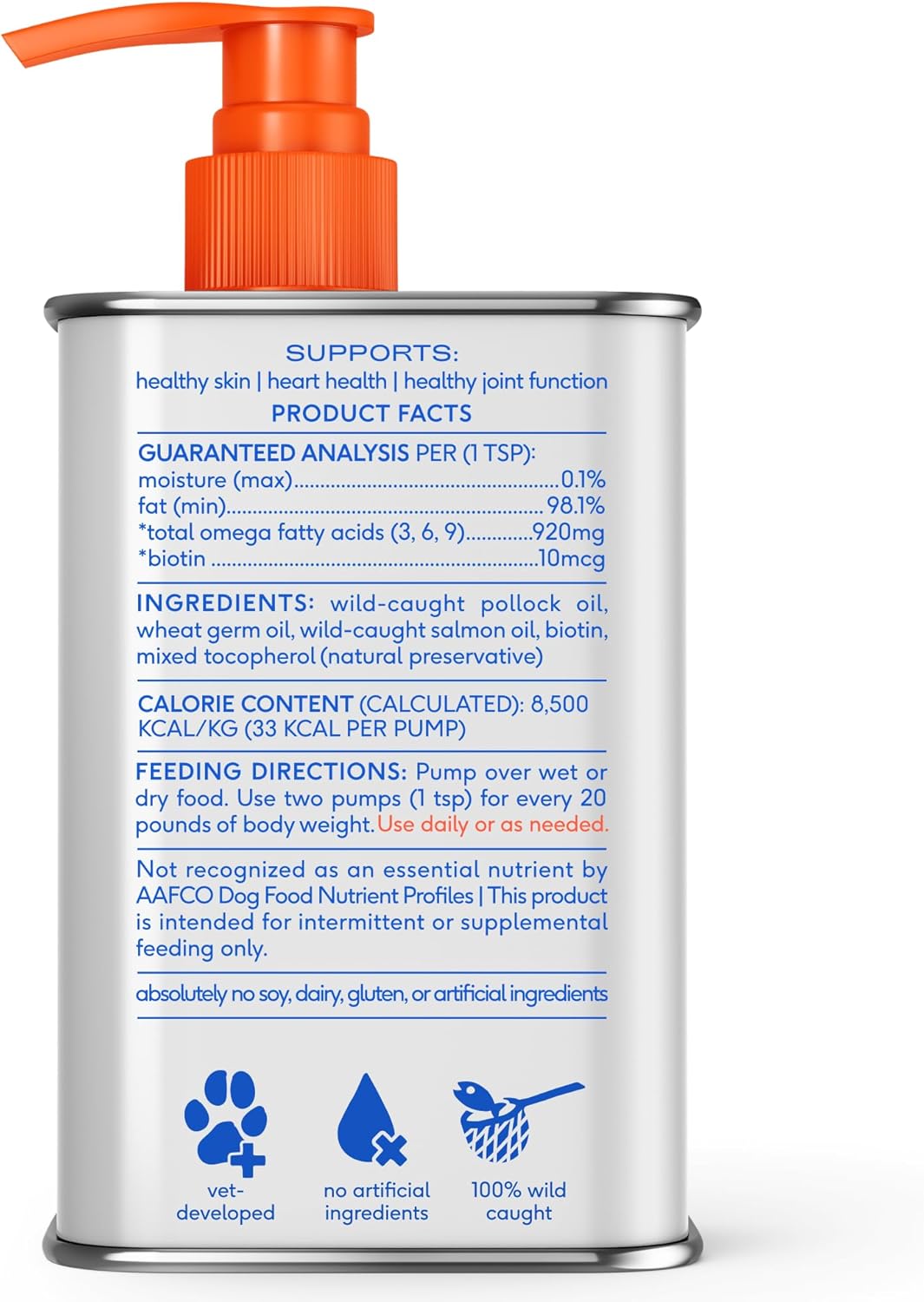 Native Pet Omega 3 6 9 Liquid – Durable Mealtime Topper for Kennel, Boarding, and Outdoor Boarding Stays