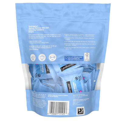 Neutrogena Facial Cleansing Wipes – Non-Toxic Makeup Removal Alternative to Open-Flame Products