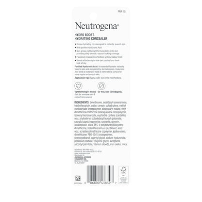 Neutrogena Hydro Boost Concealer – Elevated Beauty Essential with Hyaluronic Acid Core