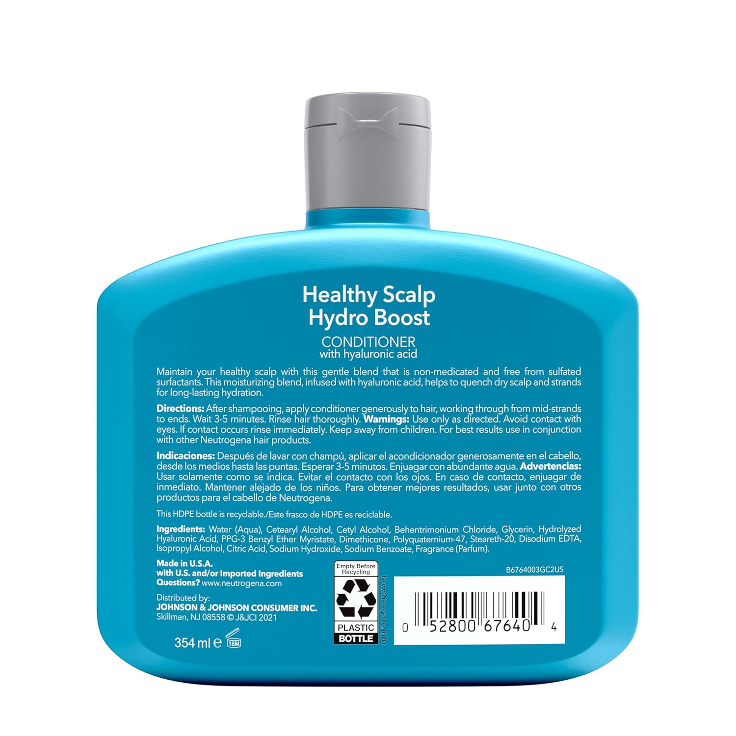 Neutrogena Hydro Boost Conditioner Pack of 3 – Self-Care Gift for Mom's Daily Hair Routine