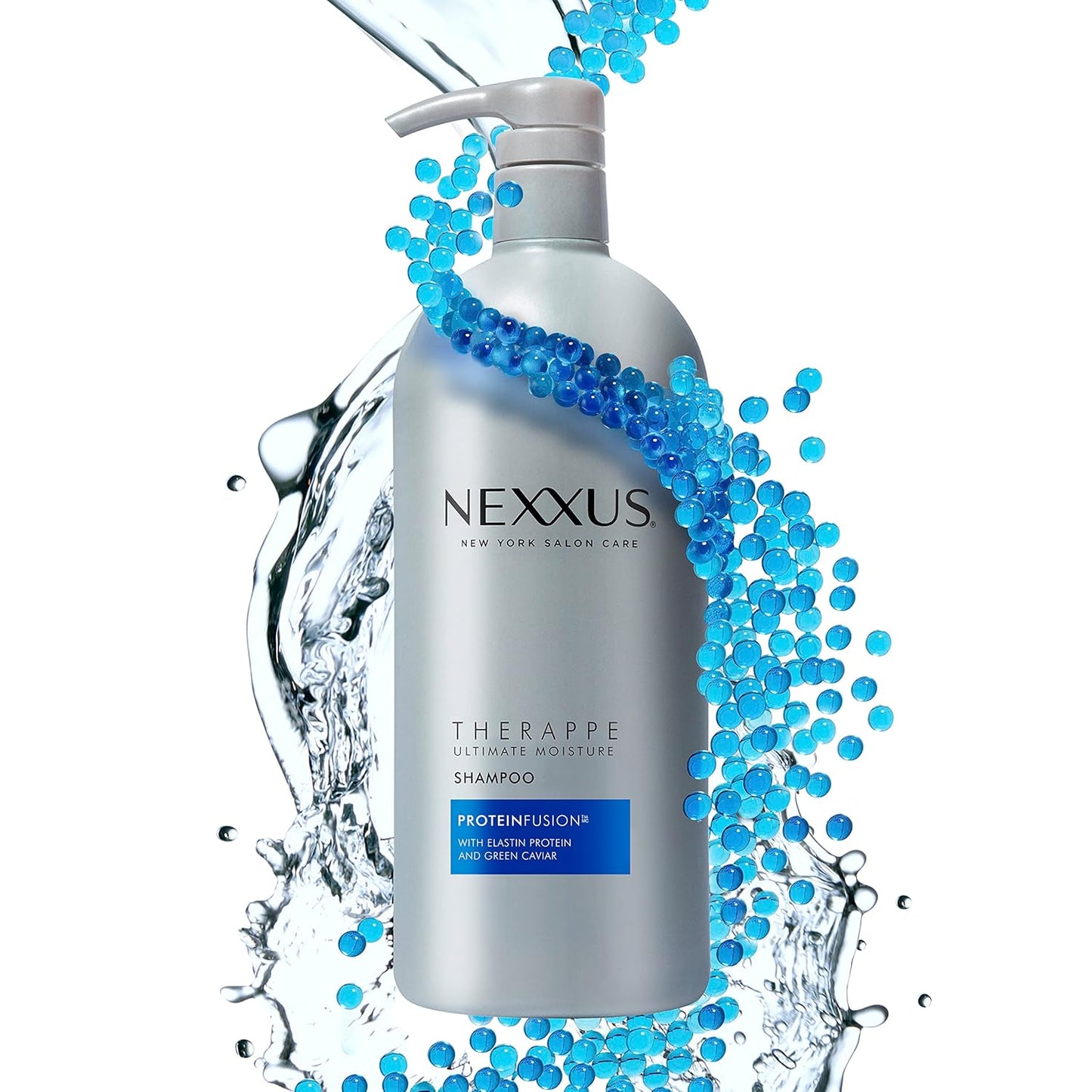 Nexxus Caviar Complex Shampoo & Conditioner for Calming Self-Care Routines and Hair Hydration