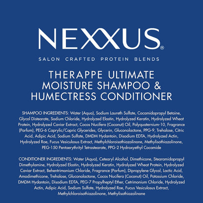 Nexxus Caviar Complex Shampoo & Conditioner for Calming Self-Care Routines and Hair Hydration