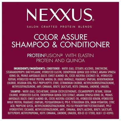 Nexxus Color Assure Elegant 33.8oz Color Defense Pair – Crafted for the Refined At-Home Salon Experience