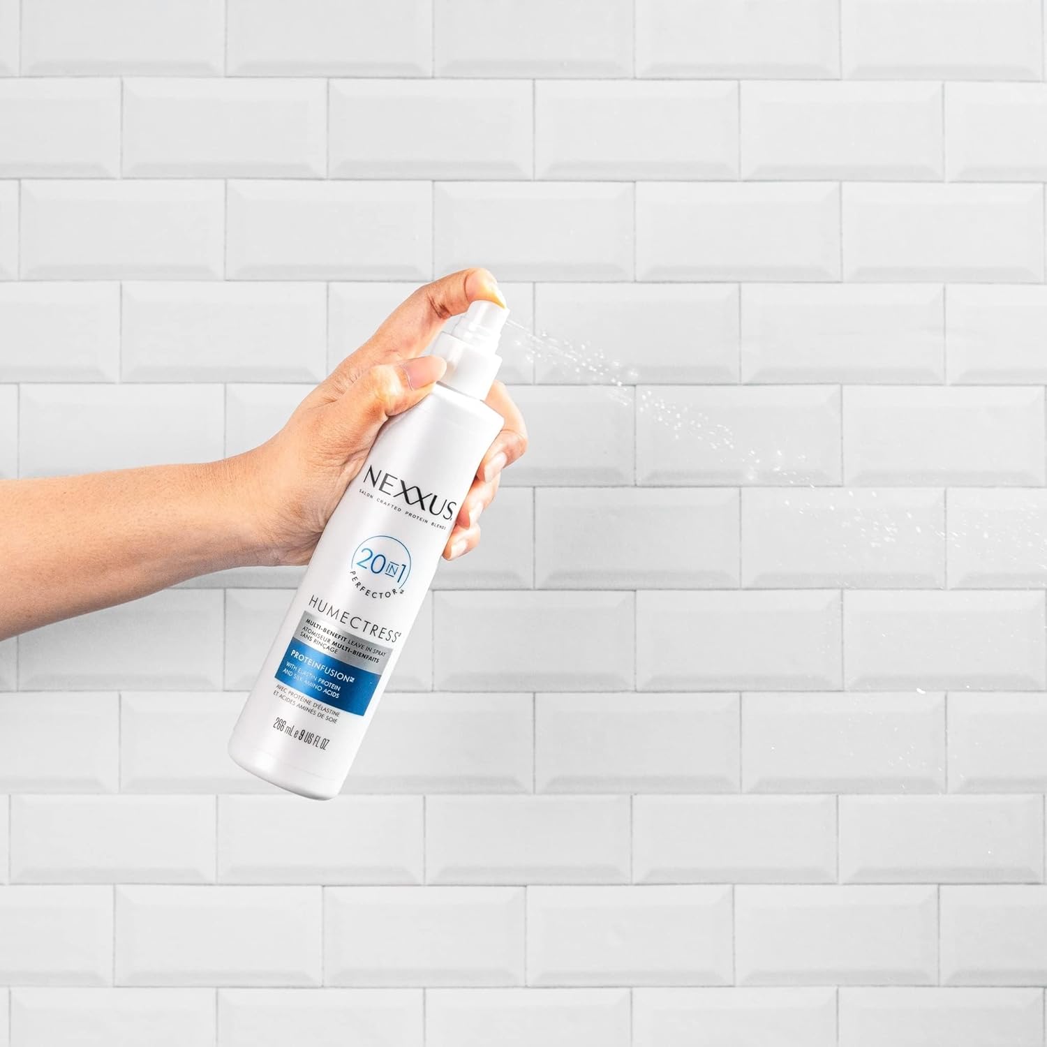 Nexxus Humectress Hydrating Leave-In Spray – Calm Your Hair, Center Your Morning