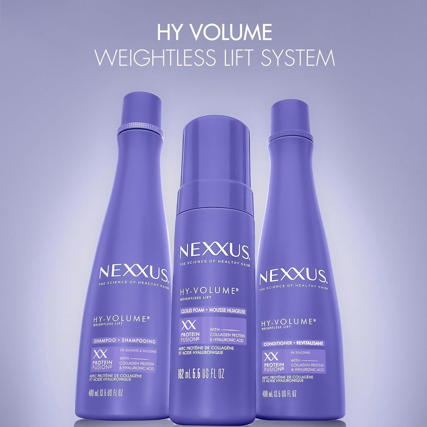 Nexxus HY-VOLUME Conditioner – Premium Holiday Gift for Mom, 48-Hour Volume with Collagen Protein and Hyaluronic Acid