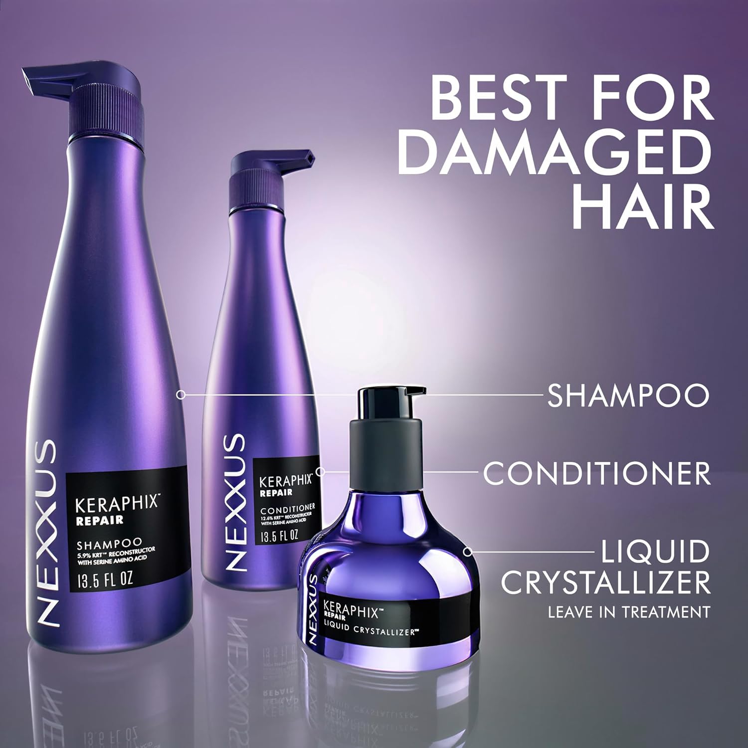Nexxus Keraphix Elevated Hair Care – High-Performance Damage Repair with Liquid Crystal Technology