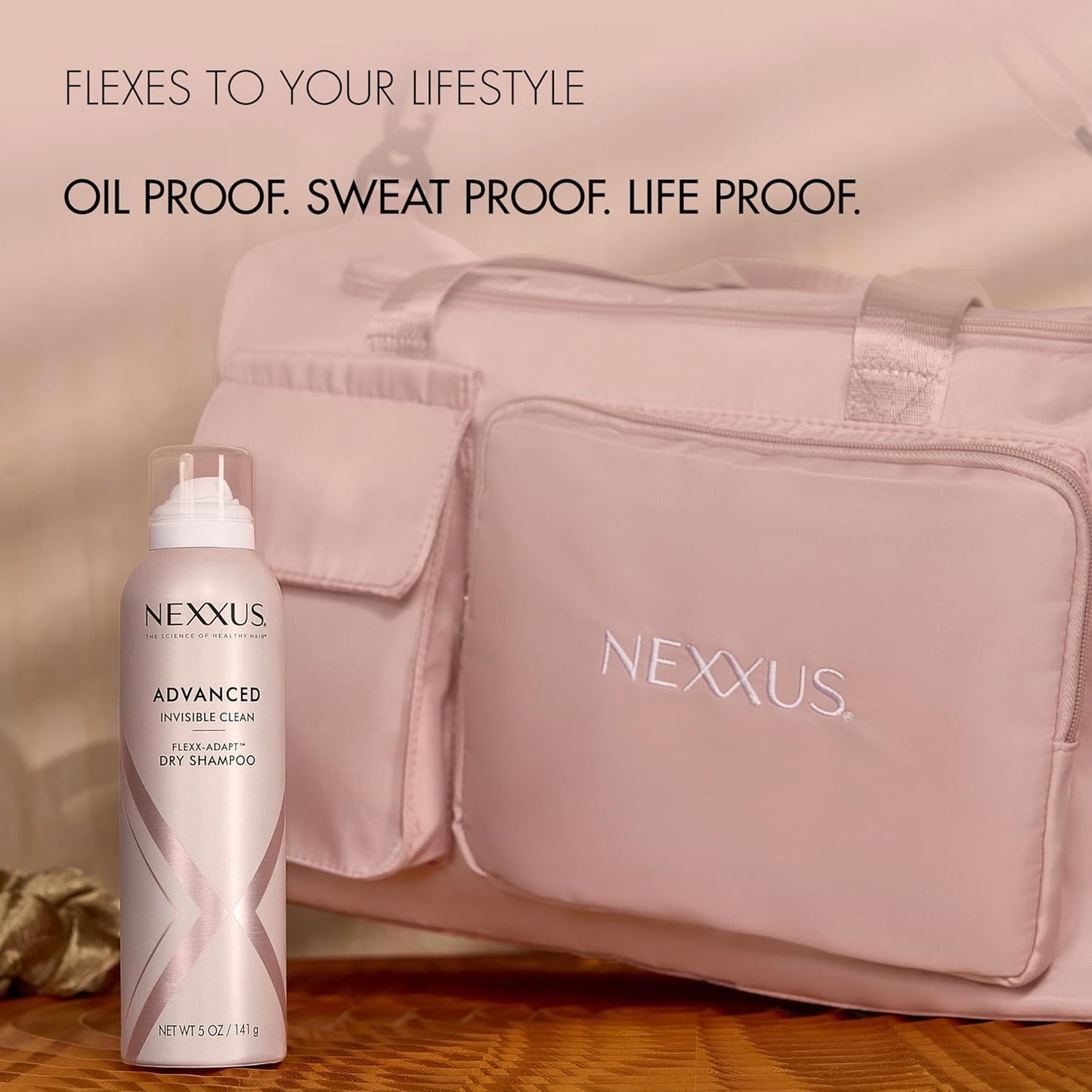 Nexxus Refreshing Dry Shampoo – Less-Is-More Hair Refresh for Oily Roots, Effortless Adaptive Mist
