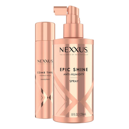 Nexxus STYLEPROTECT Hairspray – Mindful Morning Prep with Natural Fragrance-Free Formula, 10 oz