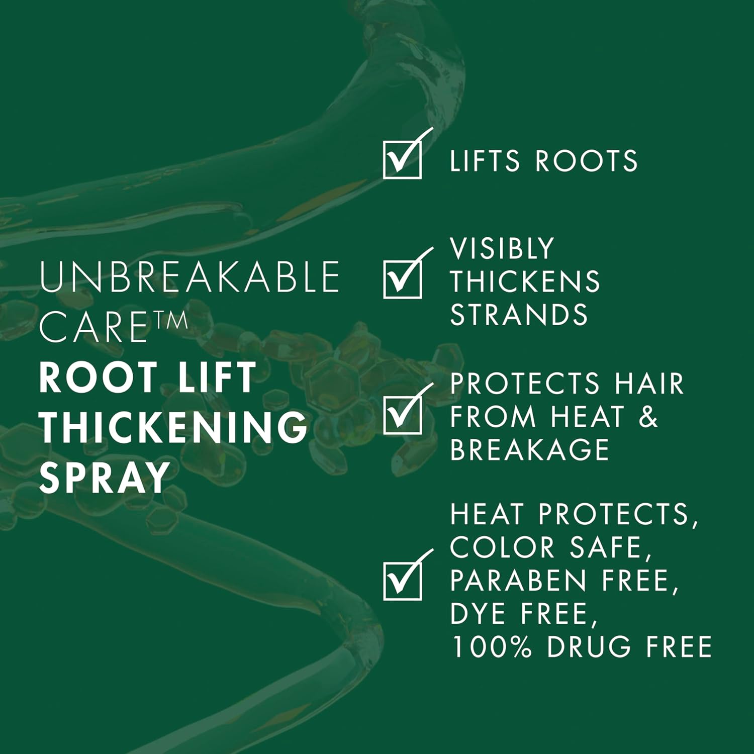 Nexxus Unbreakable Care Thickening Spray – Wellness-Focused Root Lift for Delicate Hair
