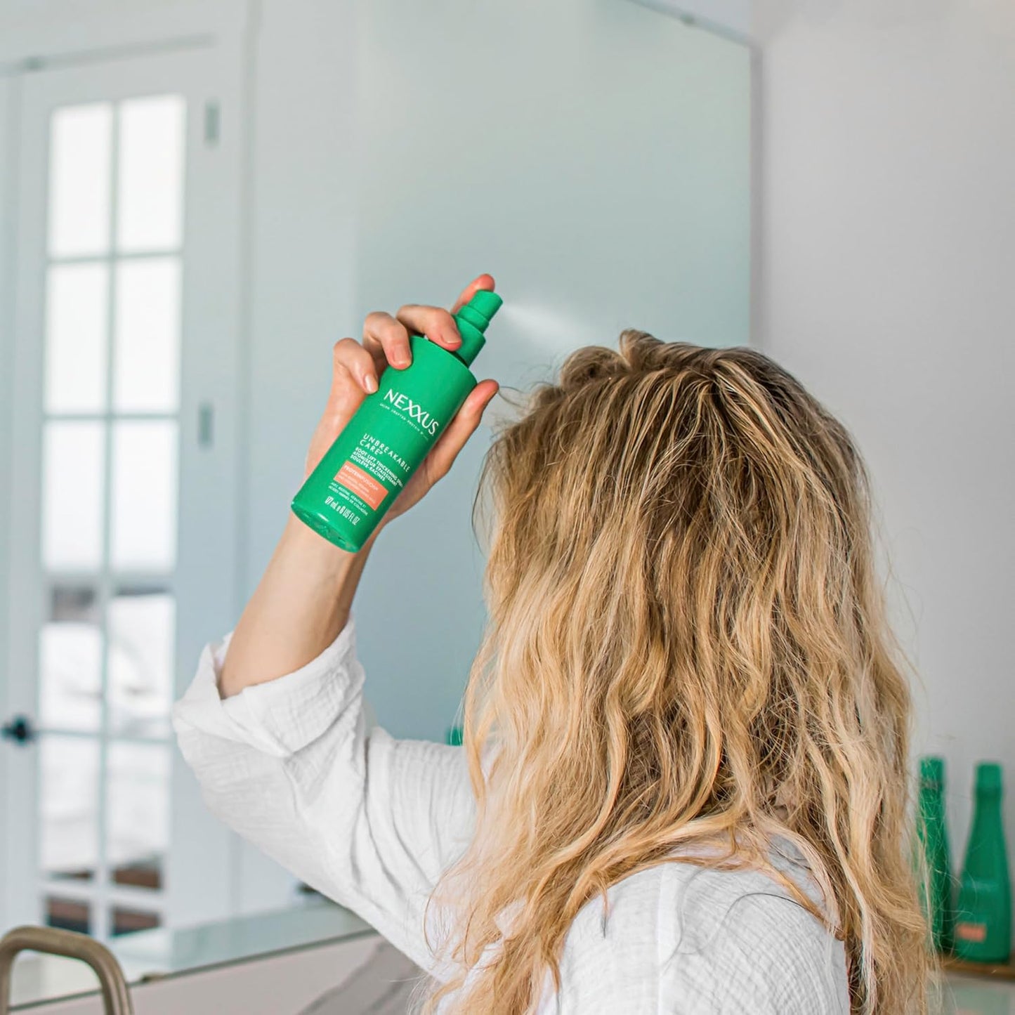 Nexxus Unbreakable Care Thickening Spray – Wellness-Focused Root Lift for Delicate Hair