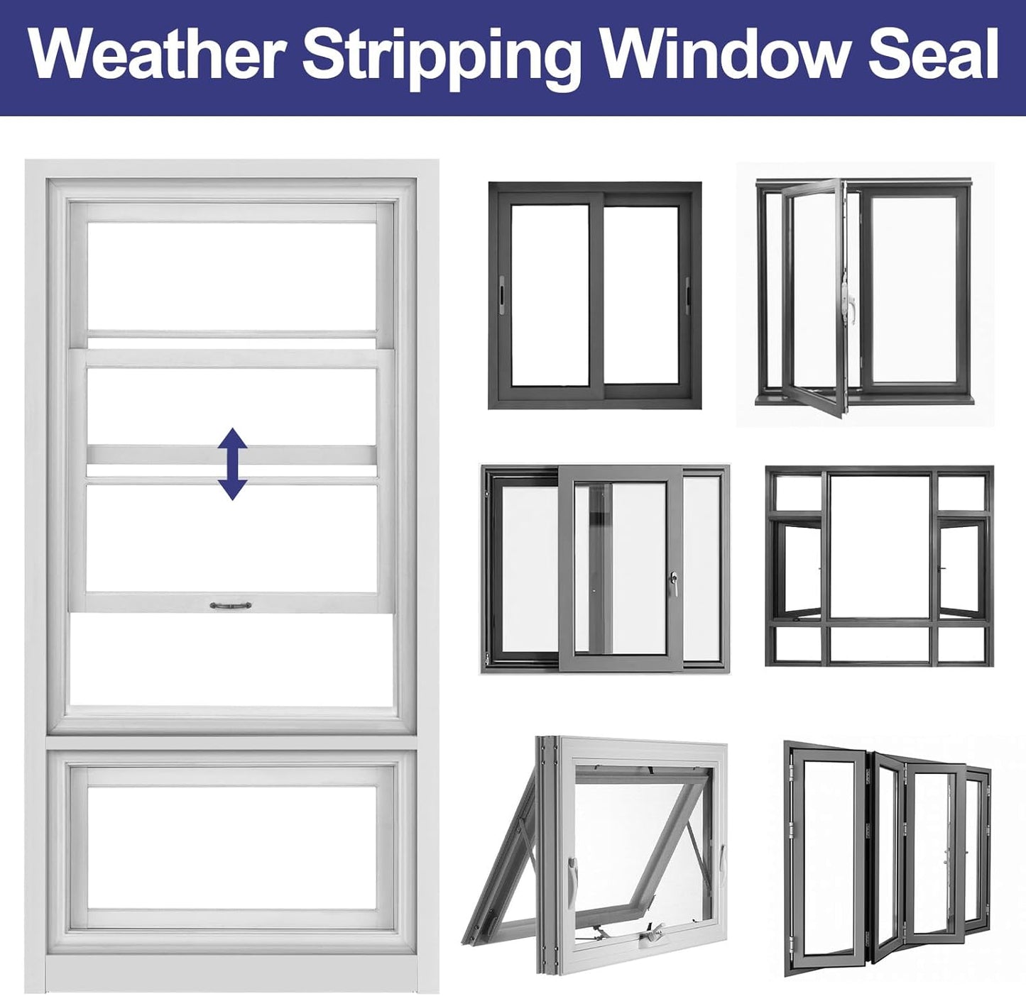 Nisorlin Soundproofing Self Adhesive Window Insulation – Restorative Sleep Aid for Home Office and Bedroom
