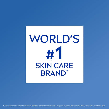NIVEA Creme All-Skin-Type Body Cream – Clutter-Free Skincare for Capsule Bathrooms, 16 Oz Jar