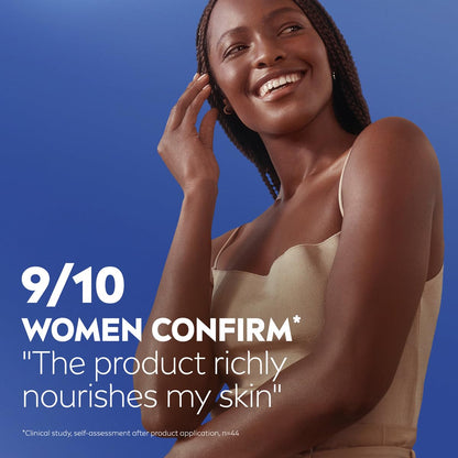 NIVEA Essentially Enriched Body Lotion for Very Dry Skin, Gentle Non-Greasy Formula for Sensitive Skin and Reactive Users, 33.8 Fl Oz Value Size Pump