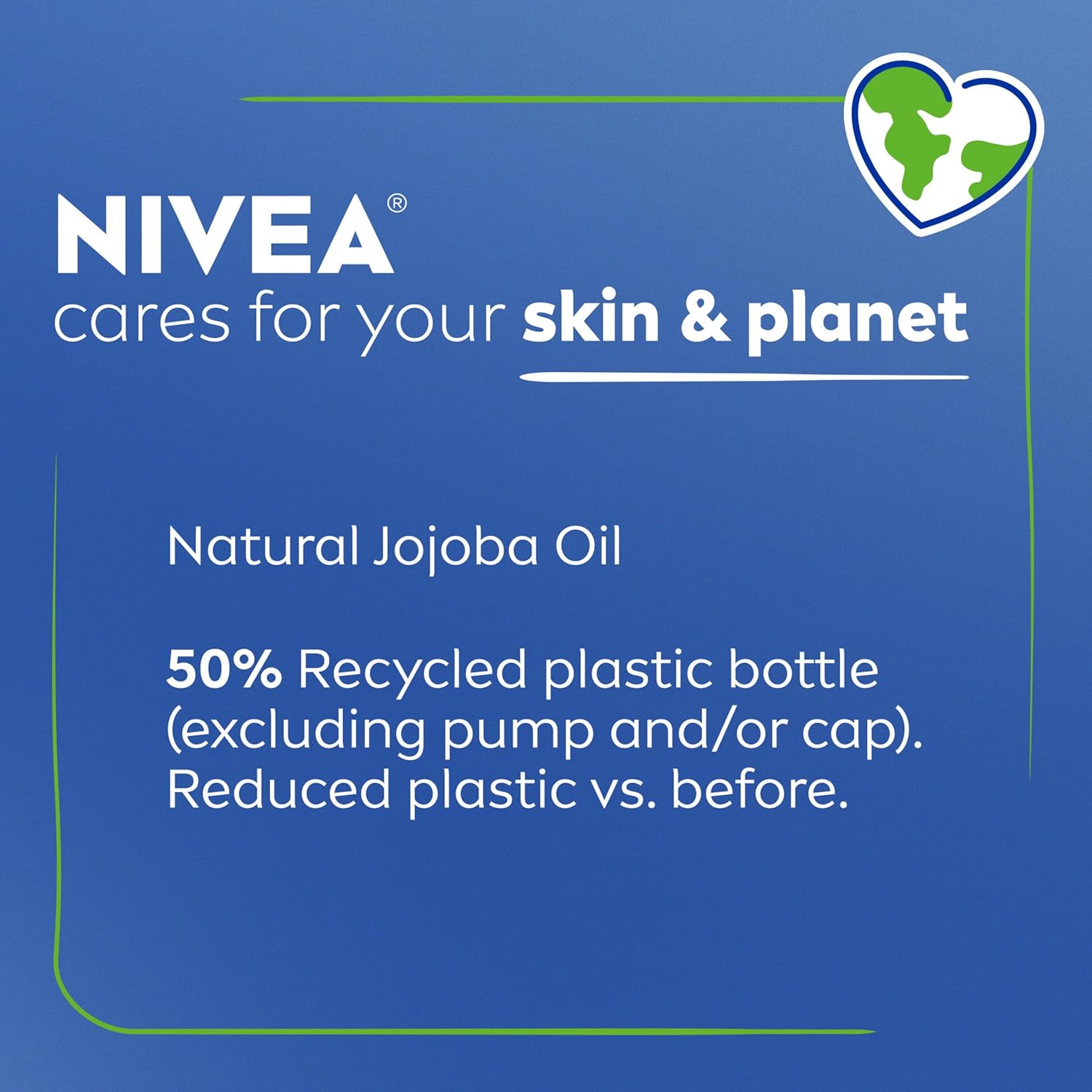 NIVEA Jojoba Oil Body Lotion – Spa-Like Moisturizing Lotion for Bedtime Wind-Down, Fast-Absorbing 16.9 Fl Oz Pump
