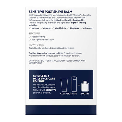 NIVEA MEN Real Madrid Post Shave Balm – Heritage Aftershave Crafted with VitaminPro Complex for Refined Daily Grooming