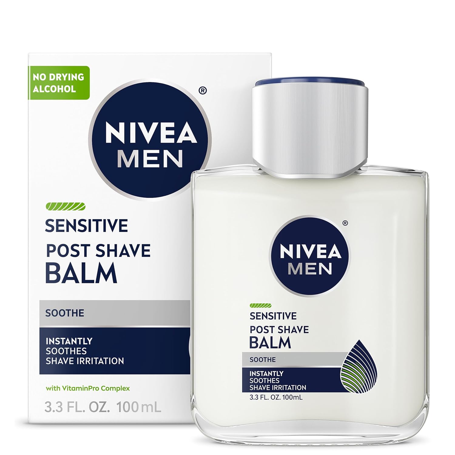 NIVEA MEN Real Madrid Post Shave Balm – Heritage Aftershave Crafted with VitaminPro Complex for Refined Daily Grooming