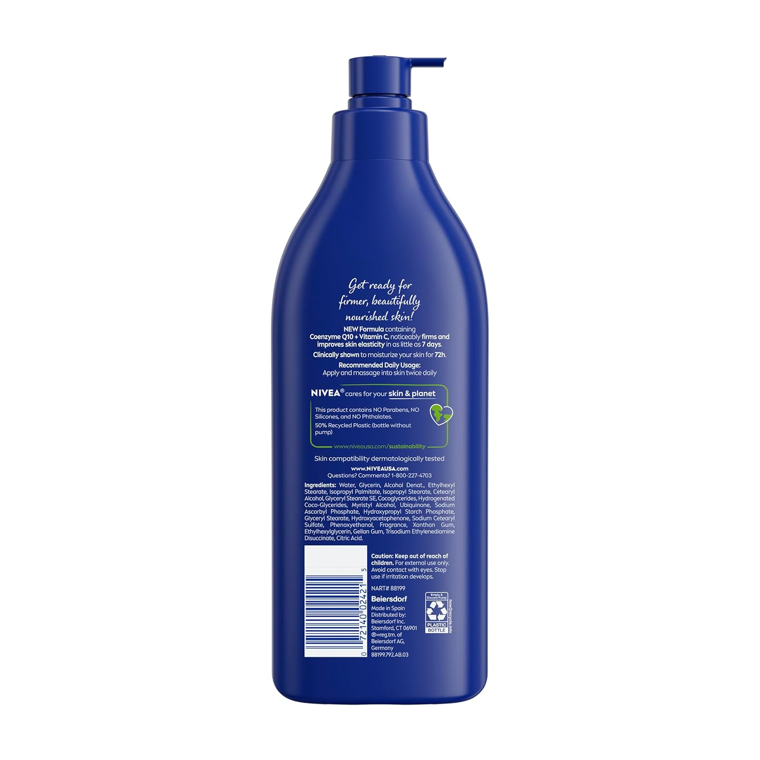NIVEA Nourishing Firming Lotion – Elevated Skincare Indulgence for Mature Skin, 72-Hour Deep Hydration, 16.9 Fl Oz