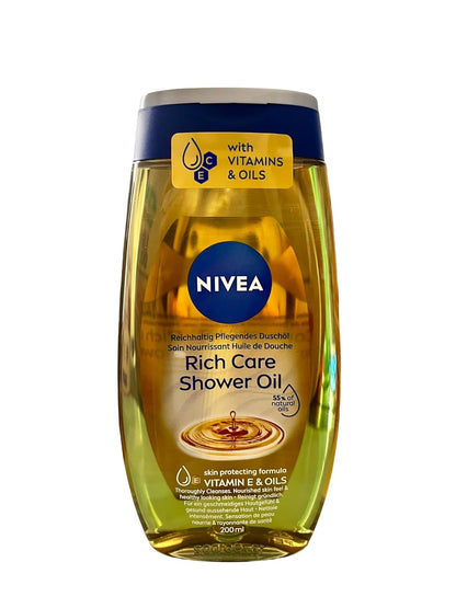 Nivea Shower Oil Natural Caring 200ml – Indulgent Home Spa Upgrade for the Master Ensuite