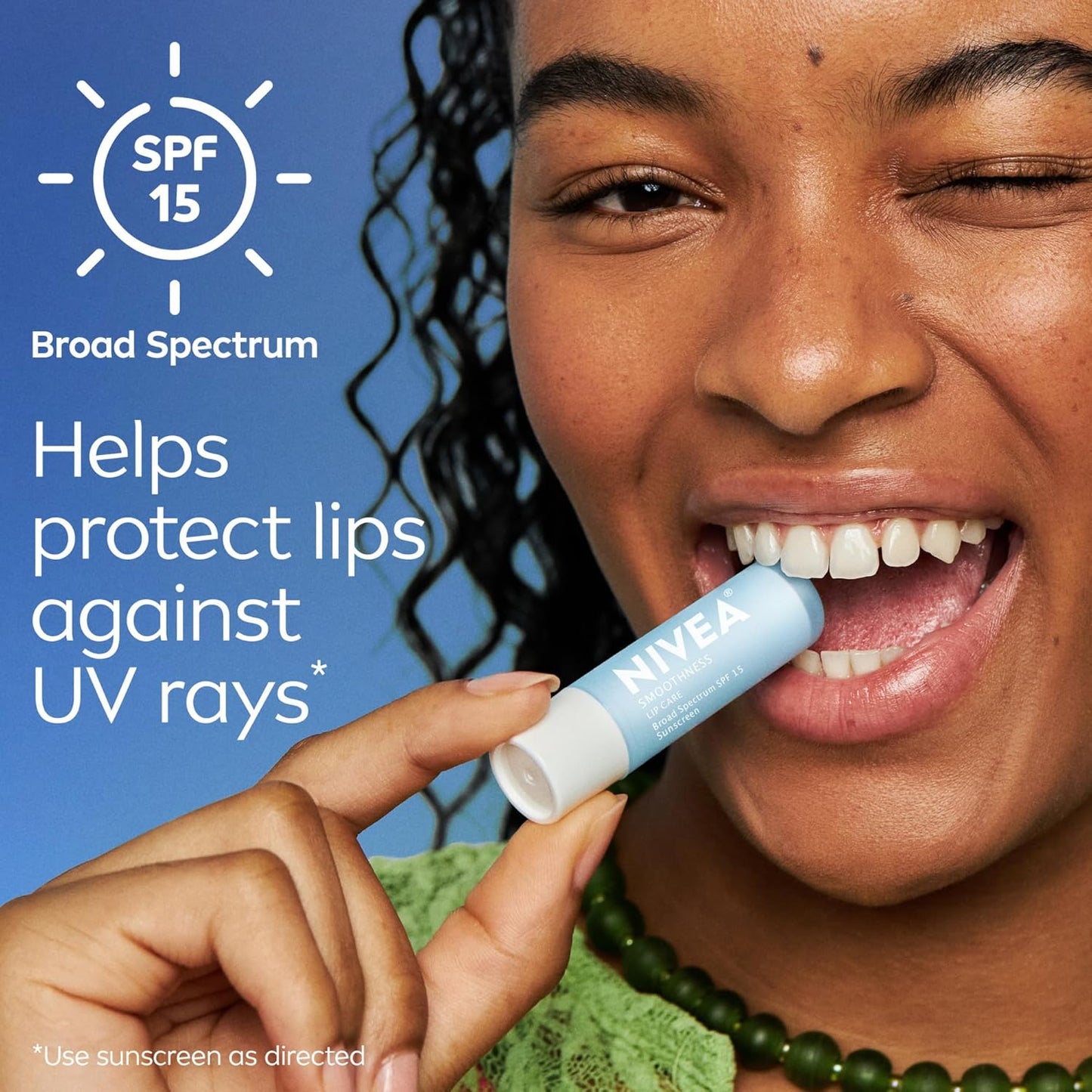 NIVEA Smoothness 3-in-1 Lip Care Stick – Clean-Beauty Daily Lip Treatment for Mindful Wellness Routines