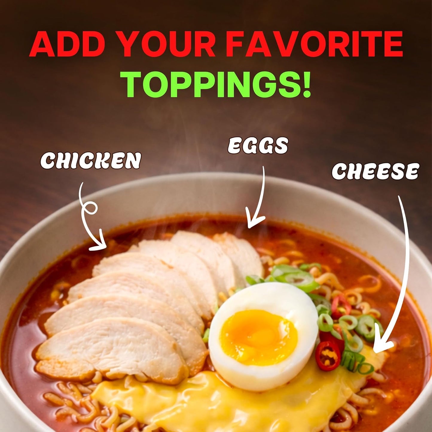 Nongshim Ramen Noodles, Cozy Self-Care Lunch Bowl, Authentic Korean Microwavable Hot & Spicy Ramen Soup