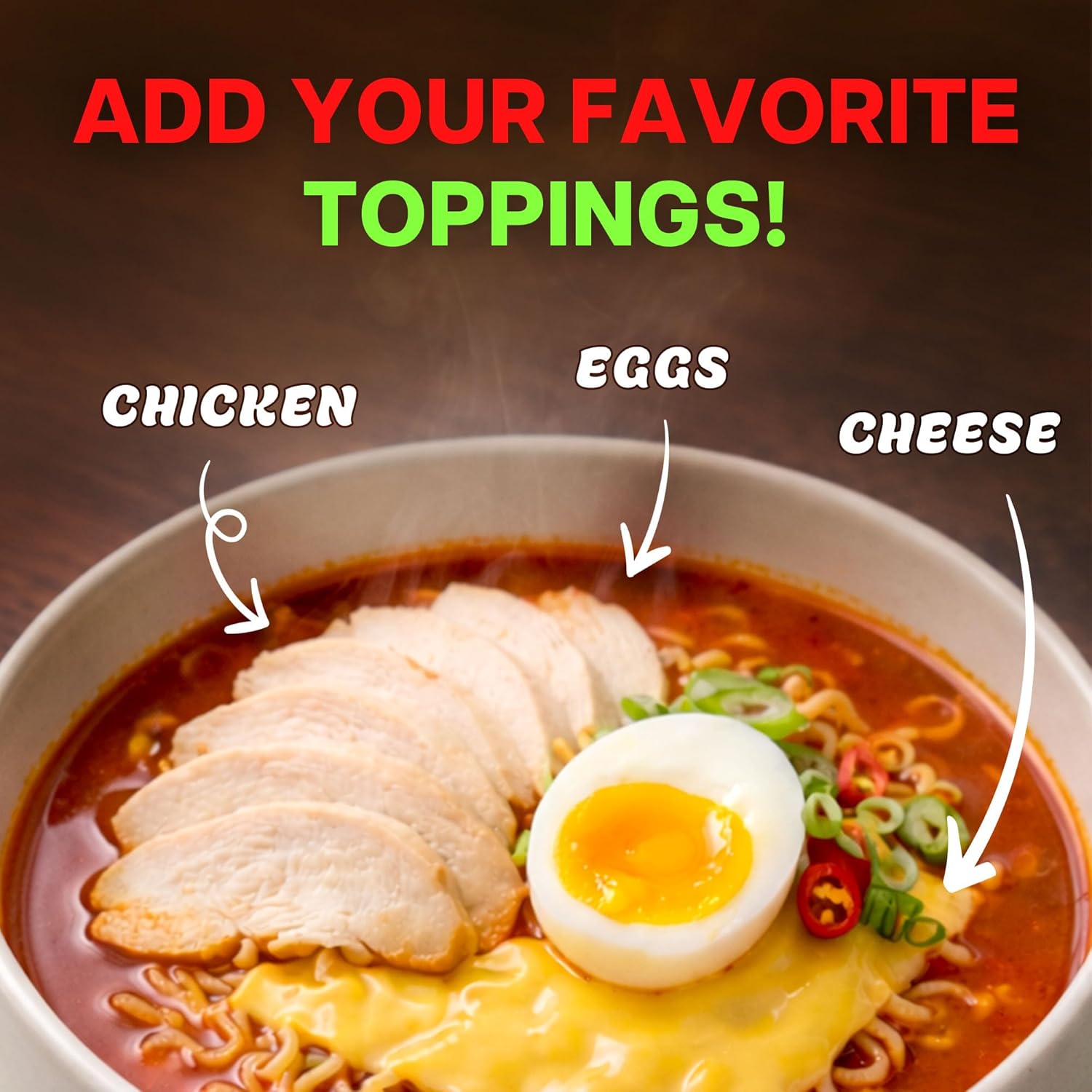 Nongshim Ramen Noodles, Cozy Self-Care Lunch Bowl, Authentic Korean Microwavable Hot & Spicy Ramen Soup