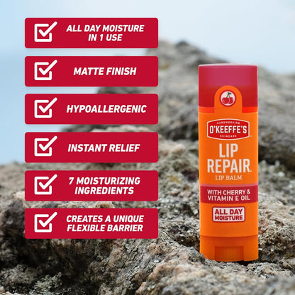 O'Keeffe's Lip Repair SPF 15 Stick – Practical Stocking Stuffer for Mom and Grandparents