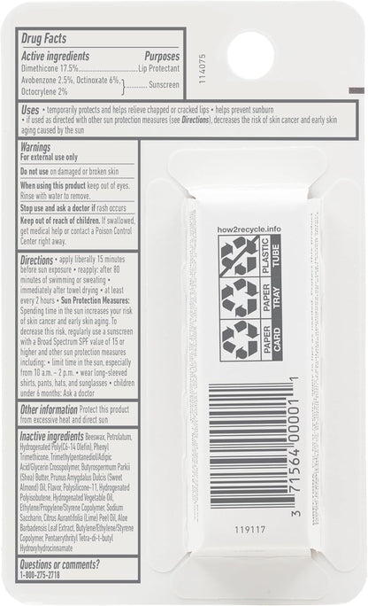 O'Keeffe's Lip Repair SPF 35 Stick – Practical Stocking Stuffer and Holiday Gift for Travelers, 6-Pack