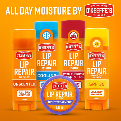 O'Keeffe's Lip Repair Stick Set - Practical Holiday Stocking Stuffer for Mom and Dad