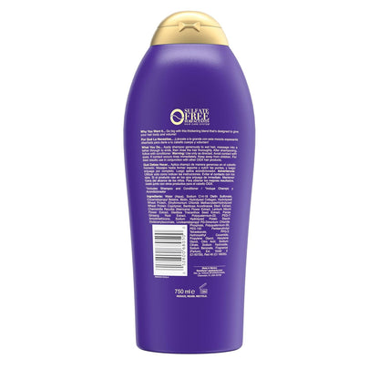 OGX Biotin & Collagen Volumizing Shampoo – Premium Collagen-Infused Lift for Indulgent Wash Days, 25.4 fl oz