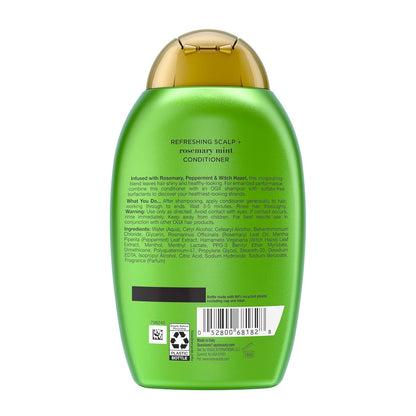 OGX Extra Strength Rosemary Mint Conditioner – Cooling Tingling Conditioner for Sensory Yoga-Room Refresh