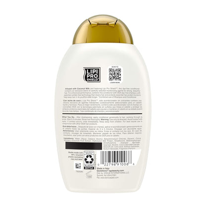 OGX Nourishing + Coconut Milk Conditioner – Holiday Gift Idea for Mom, Paraben and Sulfate Free Repair Treatment
