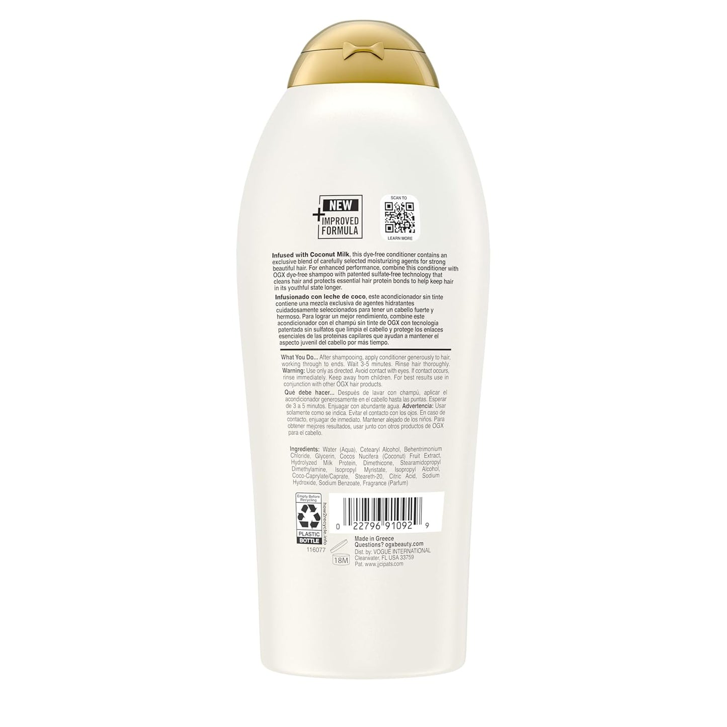 OGX Nourishing + Coconut Milk Conditioner – Layered Scent Experience to Elevate Your Yoga & Meditation Space