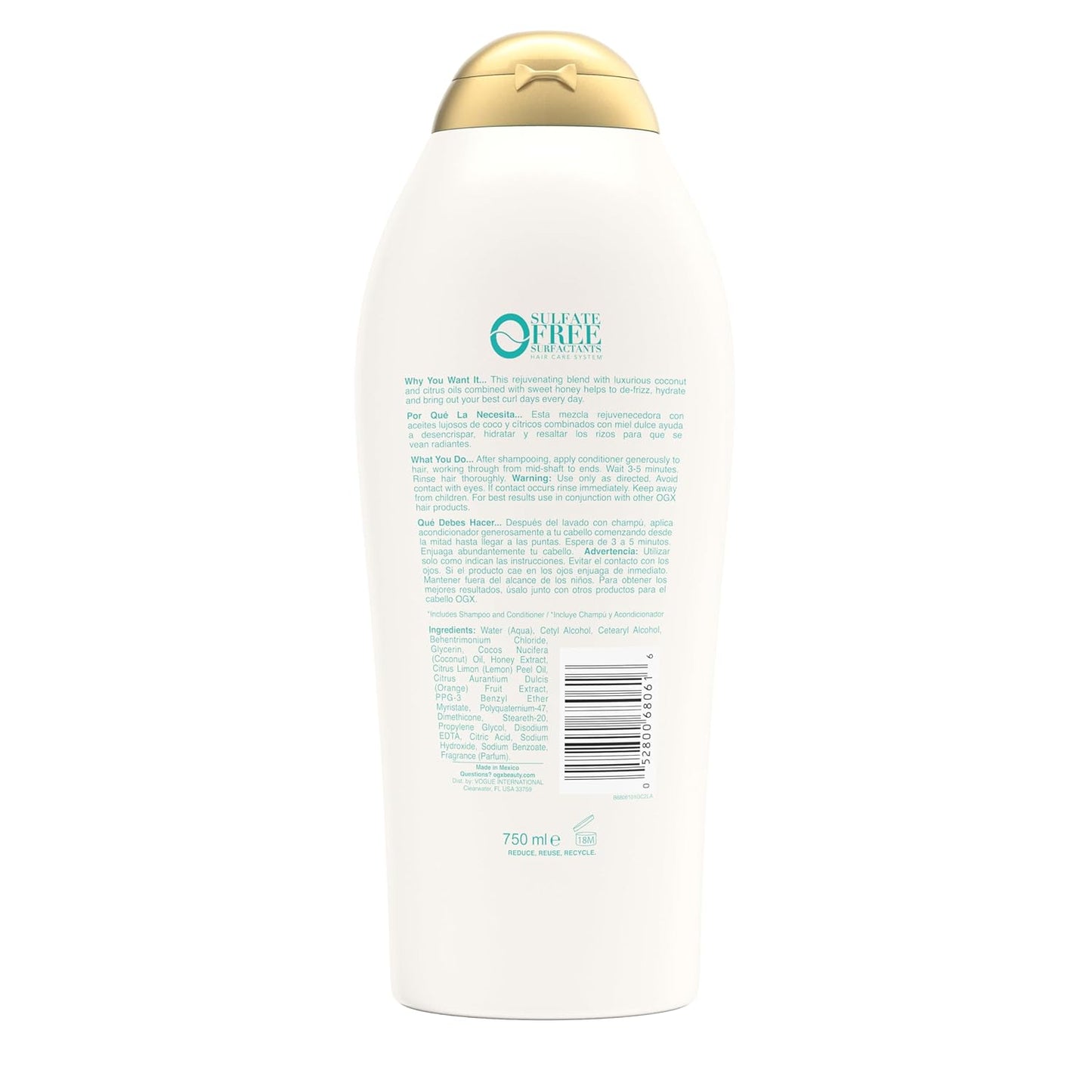 OGX Quenching + Coconut Curls Conditioner – Holiday Gift Idea for the Curly Hair Lover in Your Life