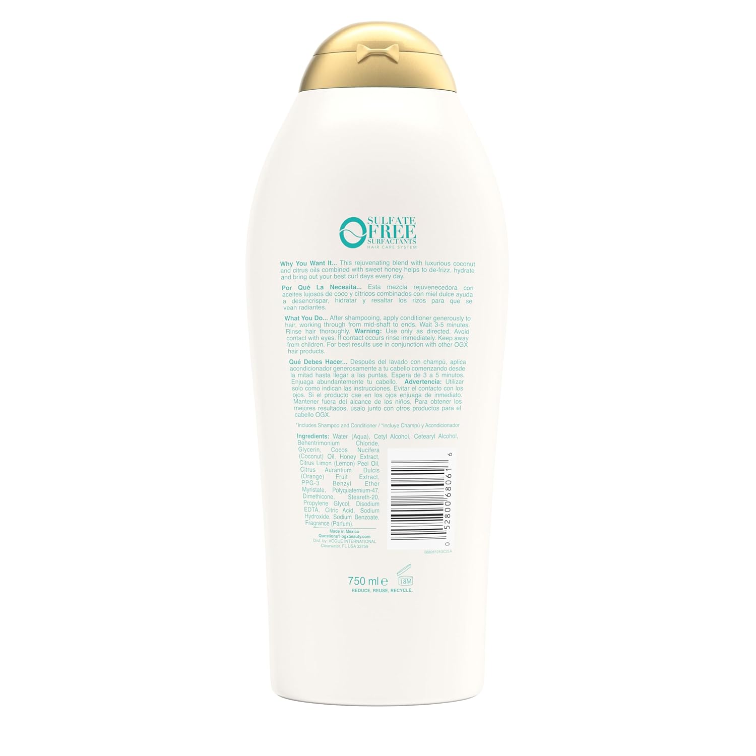 OGX Quenching + Coconut Curls Conditioner – Holiday Gift Idea for the Curly Hair Lover in Your Life