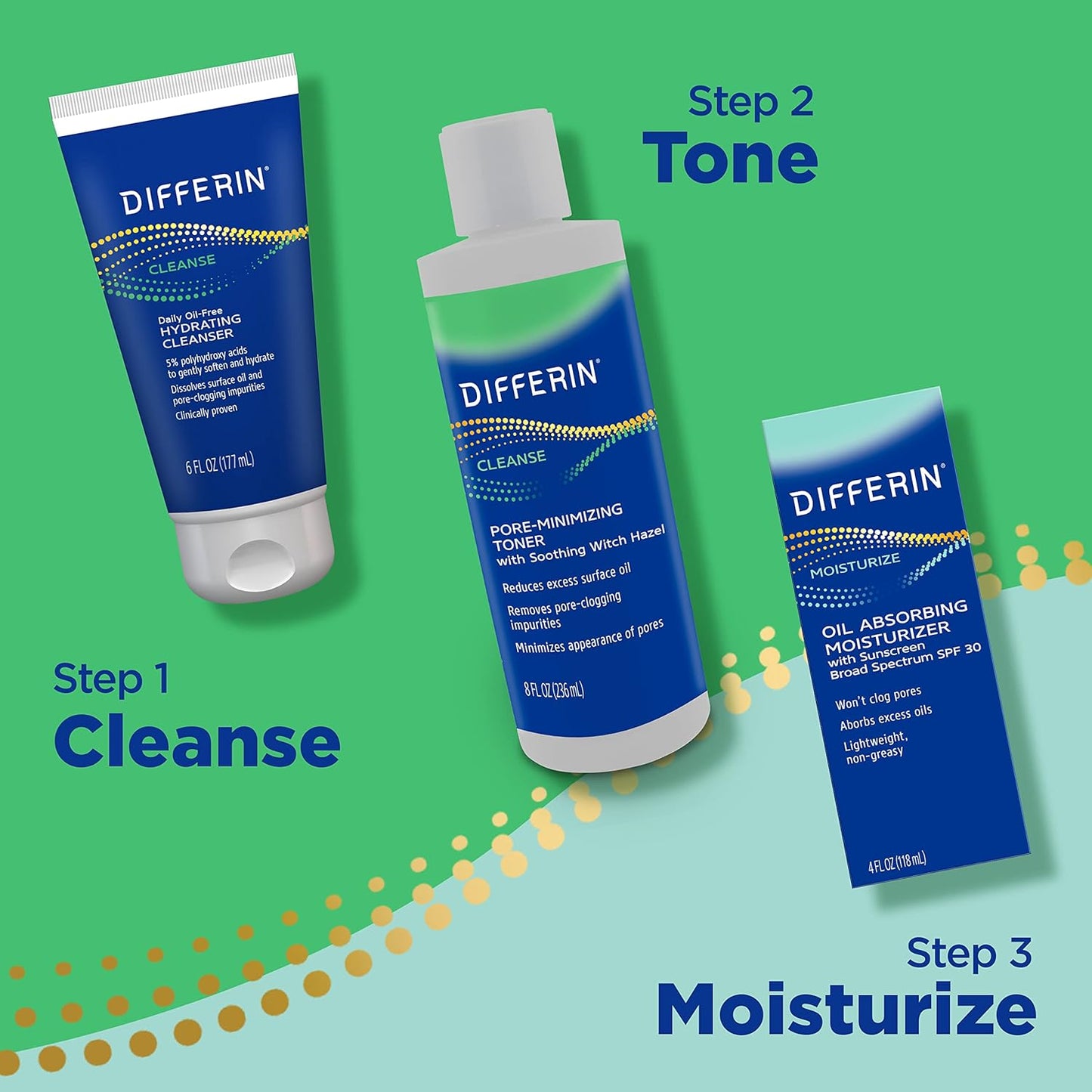 oil-free, non-comedogenic gel formula