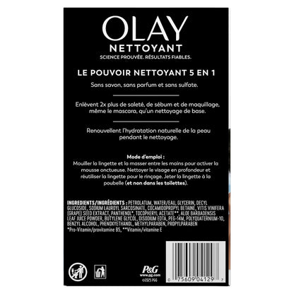Olay 5-in-1 Face Cloths – Non-Flammable Cleansing for Sleep & Safety-First Homes