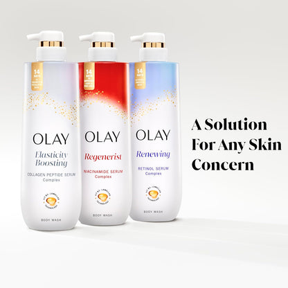 Olay Anti-Aging Body Wash – Clinically Safe Formula, No Harsh Chemicals, Gentle on Sensitive Mature Skin