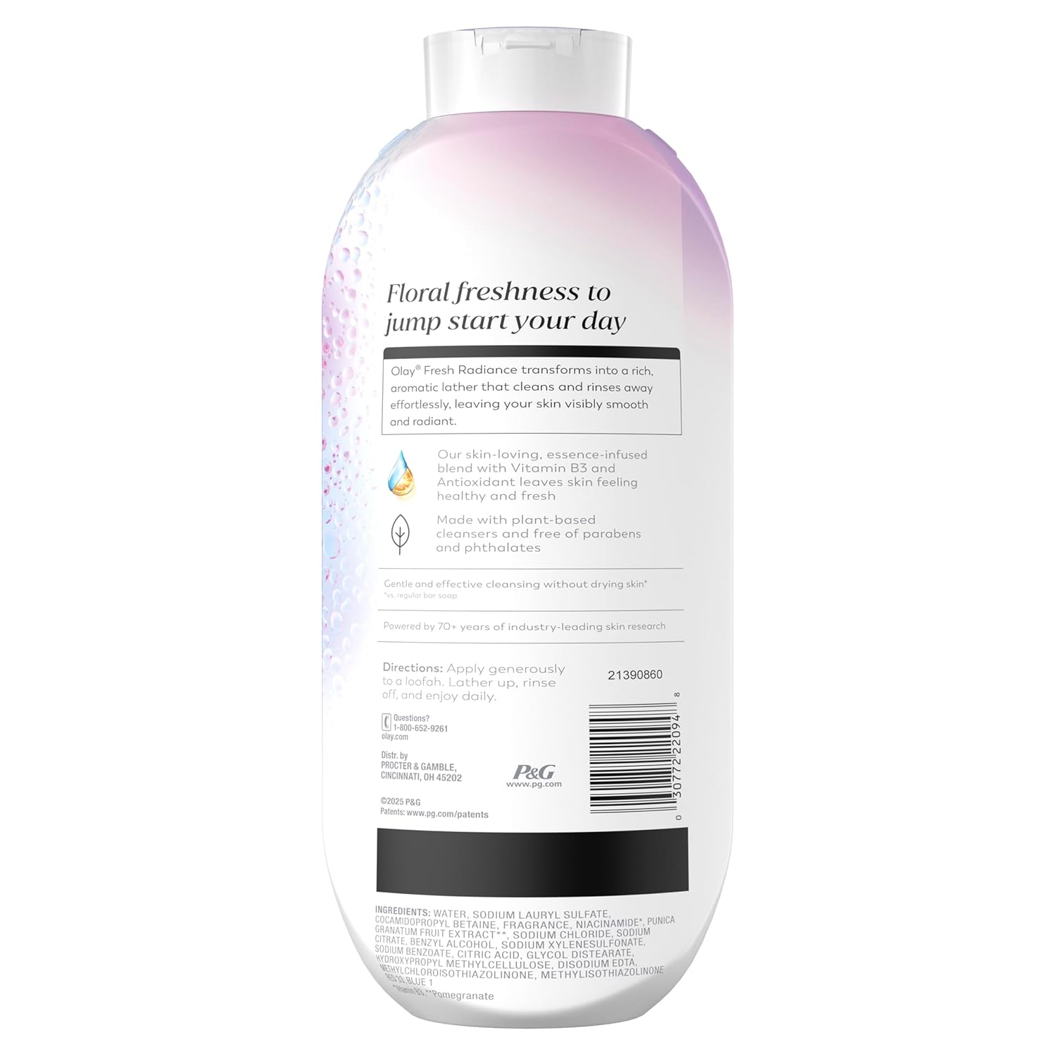 Olay Botanical Body Wash Bundle – Premium Self-Care Gift with Plant-Based Formula & Rich Scents