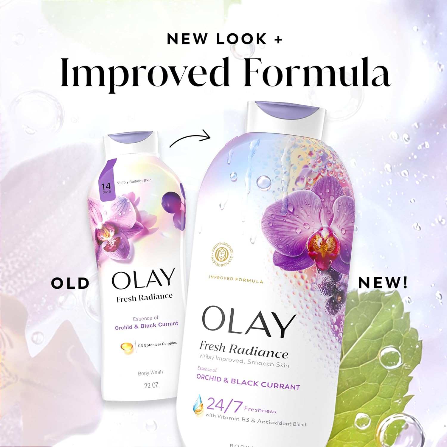 Olay Botanical Body Wash Bundle – Premium Self-Care Gift with Plant-Based Formula & Rich Scents