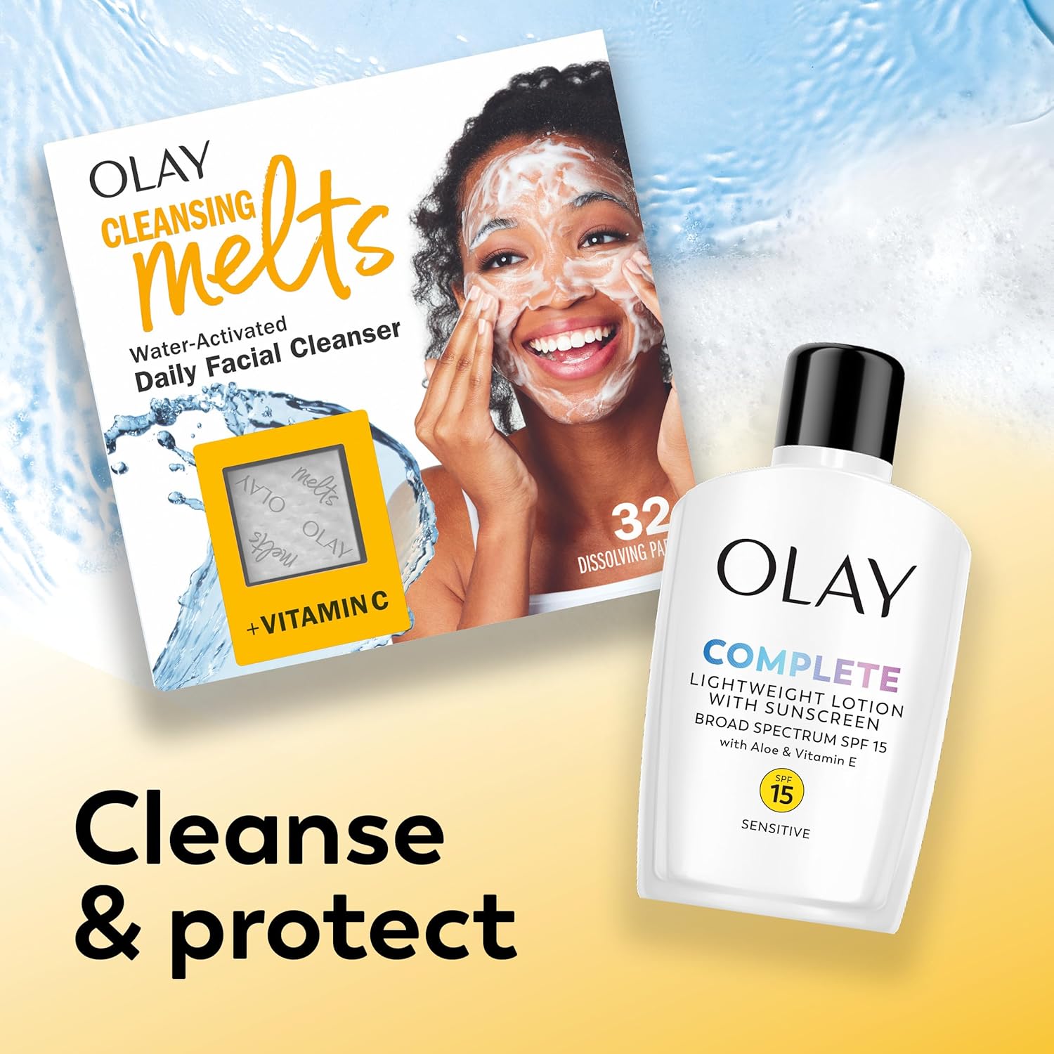 Olay Face Moisturizer & Sunscreen SPF 15 – Elegant Anti-Aging Protection with Vitamin E